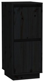 vidaXL Ντουλάπια 2 τεμ. Μαύρα 31,5 x 34 x 75 εκ. από Μασίφ Ξύλο Πεύκου