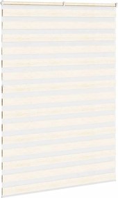 vidaXL Ζέβρα τυφλή μπεζ μάρμαρο Πλάτος υφάσματος 155,9 εκ. Πολυεστέρας