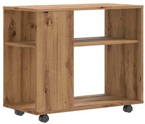 vidaXL Side Table Artisan Oak 70x35x55 cm Κατασκευασμένο ξύλο