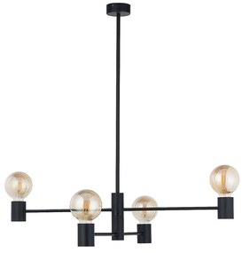 Φωτιστικό Οροφής Radius 7931 4xE27 max 60W Black Nowodvorski Metal