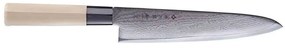 Μαχαίρι Chef Shippu FD-594 21cm Από Δαμασκηνό Ατσάλι Silver-Natural Tojiro Steel,Wood