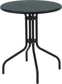 Τραπεζαρία Vergo-Sussie pakoworld μαύρο μέταλλο Φ60x70εκ