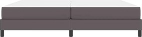 vidaXL Σκελετός Κρεβατιού με στρώμα Γκρι 200 x 200 cm ύφασμα