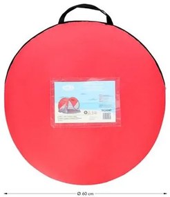 Σκηνή Παραλίας NC3142 Κόκκινη/Γκρι POP UP NILS CAMP