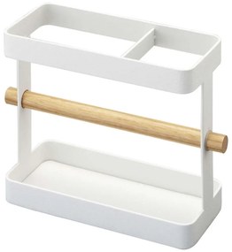 Θήκη Για Κουτάλες LBTYMZK3154 20x7,5x14,5cm White-Natural Yamazaki Steel,Wood