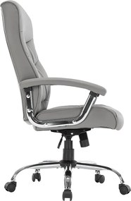 Καρέκλα γραφείου διευθυντή Primrose pakoworld pu γκρι
