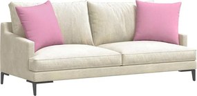 vidaXL Μαξιλάρι Καναπέ 2 pcs Ροζ 50 x 50 cm ύφασμα