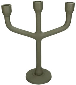 Κηροπήγιο ArteLibre Πράσινο Αλουμίνιο 23.5x10x28.5cm-05152947