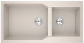 Νεροχύτης Sanitec 98 2B-Λευκό