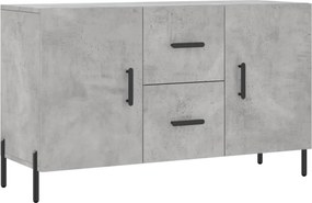 vidaXL Ντουλάπι Γκρι Σκυροδέματος 100 x 36 x 60 εκ. Επεξεργασμένο Ξύλο