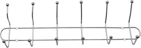 Μεταλλική επιτοίχια κρεμάστρα 6 θέσεων - 26401