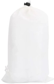 vidaXL Δίχτυ Σκίασης Παραλλαγής Λευκό 519x142 εκ. με Σάκο Αποθήκευσης