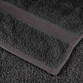 vidaXL Πετσέτες Premium SOLUND 50 τεμ. Ανθρακί 100x200 εκ. 600 γρ./μ²