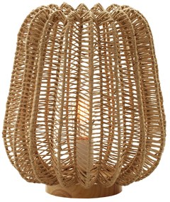 ΕΠΙΤΡΑΠΕΖΙΟ ΦΩΤΙΣΤΙΚΟ HM4350 ΜΕΤΑΛΛΟ ΜΕ PAPER ROPE ΣΕ ΦΥΣΙΚΟ Φ30,5Χ34Υεκ. - 0512249 - HM4350