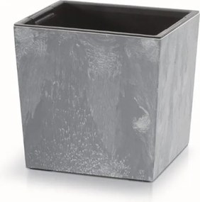 Γλάστρα - κασπώ Urbi beton effect γκρι Y23,5x24x24εκ.