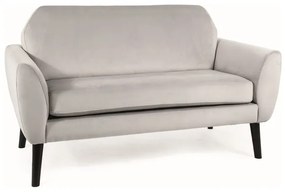 SOFA MENA VELVET J. SZARY BLUVEL 03 / WENGE DIOMMI-80-2972