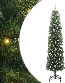 vidaXL Τεχνητό Χριστουγεννιάτικο Δέντρο με 300 LED Πράσινο 240 cm