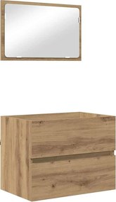 vidaXL Σετ Επίπλων Μπάνιου 3 τμχ. Artisan Oak 61 x 39 x 45 εκ