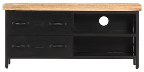 vidaXL Έπιπλο Τηλεόρασης 90 x 30 x 41 εκ. από Ακατέργαστο Ξύλο Μάνγκο