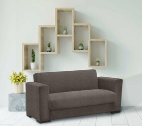 Καναπές Silio Διθέσιος-Καφέ