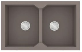 Sanitec Granite 818 Sienna Γρανιτένιος Νεροχύτης 86 2B 90cm