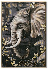 ΠΙΝΑΚΑΣ ΣΕ ΚΑΜΒΑ ΜΕ ΠΛΑΣΤΙΚΟ ΠΛΑΙΣΙΟ Fylliana "Elephant" 122x5x82cm