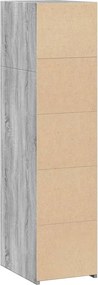 vidaXL Ντουλάπι Γκρι Sonoma 30x41x124 εκ. από Επεξεργασμένο Ξύλο