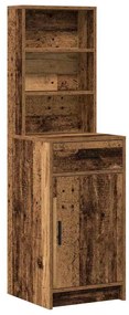 vidaXL Τραπέζι περιποίησης με συρτάρι 2 pcs Καφέ 78.5 x 41 x 135 εκ