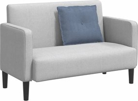 vidaXL Μαξιλάρι Πλάτης Μπλε 60 x 50 cm Υφασμάτινο Κορντουρά
