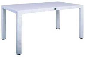 Τραπέζι Κήπου Pello Ε313,2 150x90x73cm White