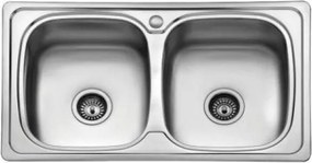 Karag BL898 Satine 86x50 - Ανοξειδωτος Νεροχυτης