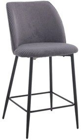 Σκαμπό Bar Muse 26-0082 50x54x98 Grey-Black