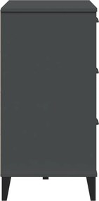 vidaXL Μπουφές VIKEN Ανθρακί Γκρι 80x40x80 εκ. από Επεξεργασμένο Ξύλο