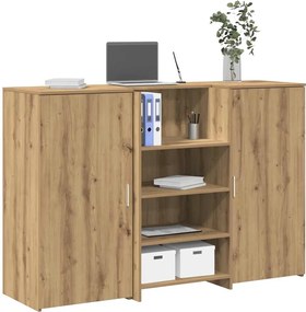 vidaXL Γραφείο υποδοχής 155x50x103,5 εκ. Επεξεργασμένο Ξύλο