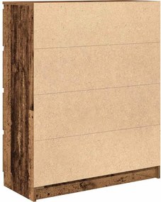 VidaXL Sideboard Παλιό ξύλο 80x35x99 cm Ξύλο μηχανής