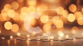 Intra Συλλεκτικό Ξύλινο Παζλ Plywood 4mm - Θολό φόντο φώτα Σε Ξύλινο Κουτί - Διαστάσεις Puzzle: 10x10 cm – 25 κομμάτια