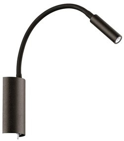 Φωτιστικό Τοίχου-Απλίκα Led Matrix 4218101 Black Viokef Metal
