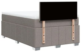 ΚΡΕΒΑΤΙ BOXSPRING ΜΕ ΣΤΡΩΜΑ TAUPE 120X200 ΕΚ. ΥΦΑΣΜΑΤΙΝΟ 3287032