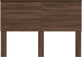 vidaXL Κεφαλάρι με κεφαλάρι Καφέ δρυς 140 cm Επεξεργασμένο ξύλο