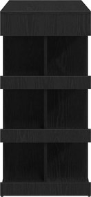 vidaXL Τραπέζι μπαρ Μαύρη Οξυά 100 x 48 x 101,5 εκ. Επεξεργασμένο ξύλο