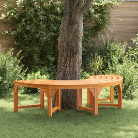 vidaXL Παγκάκι Δέντρου Καφέ 160 x 160 x 45εκ. Μασίφ ξύλο ευκαλύπτου