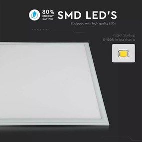 LED Φωτιστικό Πάνελ 60x60cm 45W A++ High Lumens Ψυχρό Λευκό 6237