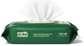 Υγρά μαντηλάκια για τα Κατοικίδια ζώα Earth Rated Χωρίς άρωμα 100 Μονάδες