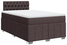 ΚΡΕΒΑΤΙ BOXSPRING ΜΕ ΣΤΡΩΜΑ ΣΚΟΥΡΟ ΚΑΦΕ 120X200 ΕΚ. ΥΦΑΣΜΑΤΙΝΟ 3287045