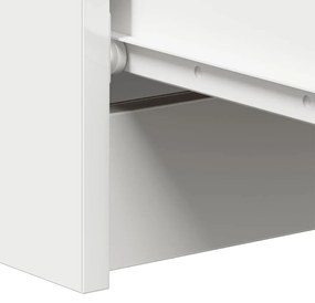 Συρταριέρα Λευκή 60 x 35 x 98,5 εκ. από Επεξεργασμένο Ξύλο 800531