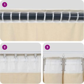 vidaXL Κουρτίνες 2 τμχ. Κόκκινο 140 x 140 cm Βελούδο