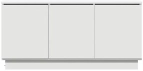 vidaXL Ντουλάπα Τηλεόρασης με LED Λευκό 100 x 38 x 49 εκ.