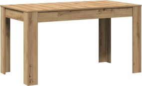 vidaXL Τραπεζαρία Τεχνίτης Δρυς 140 x 74,5 x 76 εκ. Επεξεργασμένο Ξύλο