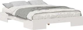 vidaXL Σκελετός Κρεβατιού Λευκό 140 x 200 cm