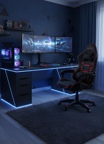 Καρέκλα Gaming Raptor Inferno-Kokkino